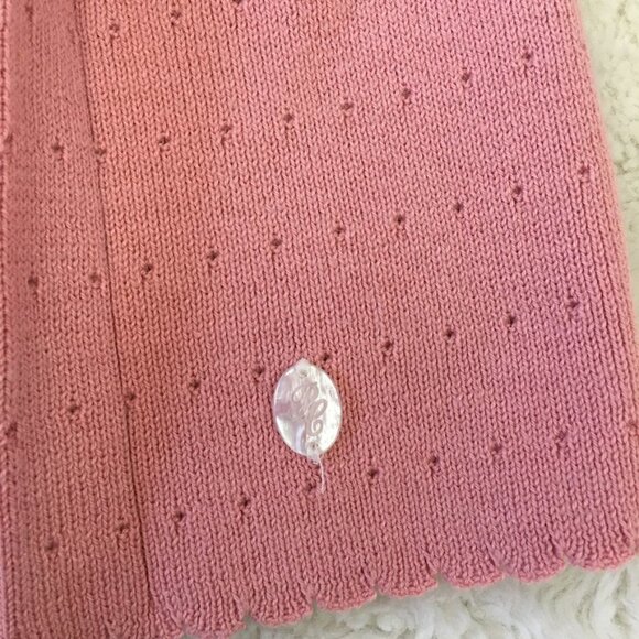 Pili Carrera Baby Girl Pink Polka Dot Dress Size 18 Months - Picture 5 of 11